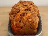 Apéritif dinatoire #51 - Cake salé aux knackis et à la mimolette