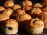 Apéritif dinatoire #6 - Minis muffins chèvre / courgette