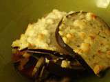 Aubergine et champignons au four gratinés à la feta