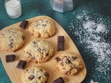 Cookies à la noix de coco et pépites de chocolat