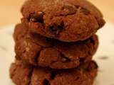 Cookies tout chocolat - Sans lactose