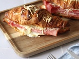 Croissant jambon fromage express