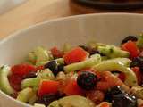 Envie de salade #13 - Crudités et feta façon salade grecque