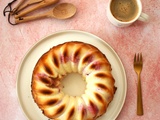 Gâteau au Skyr, aux framboises et noix de coco