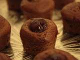 Minis muffins chocolat noir et griottes