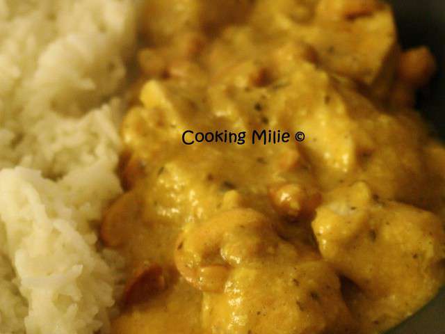 Recettes de Korma et Noix de cajou