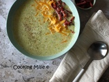 Soupe au brocoli et cheddar