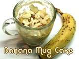 Banana mug cake – le banana bread en 5mn au micro ondes