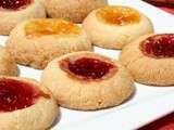 Biscuits secs à la confiture de mirabelles ou de framboises