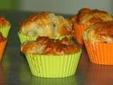 Muffins au gorgonzola, figues & noix