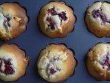 Muffins Framboises et Chocolat Blanc