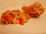 Madeleines tomates-amandes-basilic