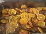 Cuisses de canard à l'orange cuit au four pour 30 personnes