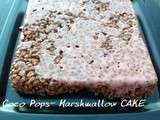 Coco pops-marshmallow cake