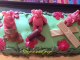 Gâteau les trois petits cochons