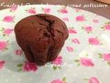 Muffins Fondants au Chocolat et coeur de crème patissière