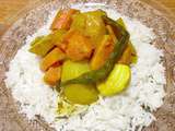 Curry de patate douce et coing