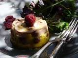 Dariole de foie gras aux cerises
