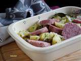 Salade de pommes de terre & saucisson a l’ail fume