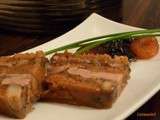 Terrine de foie gras & champignons au pain d’epices