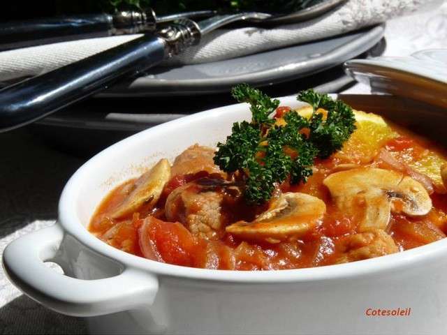 Recettes de Veau Marengo de cotesoleil