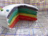 Rainbow cake / gâteau Arc-en-Ciel