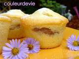 Muffins façon beignets fourrés à la crème de marron