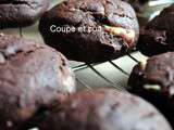 Cookies au cacao et aux pépites de chocolat blanc