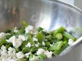 Salade de légumes verts à la féta