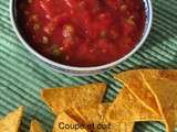 Salsa à la tomates ou dip mexicain