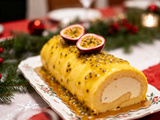 Bûche à la passion : Recettes exotiques pour Noël