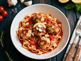 Fettuccine Boulettes de Volaille : Recette gourmande à essayer