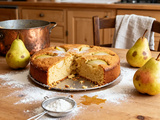 Gâteau aux poire façon grand-mère : Recette moelleuse et facile
