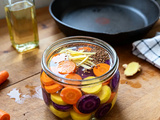 Pickles de carottes : Recette facile au gingembre et cumin