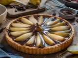 Tarte poire chocolat pâte sablée : Recette gourmande facile