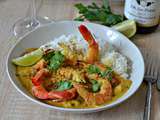 Crevettes au curry au lait de coco : la recette « crustacés-épicés »