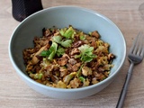 Riz sauté aux champignons façon thaï : la recette végétarienne et gourmande