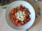 Salade tomates et ricotta aux herbes : light et fraîche