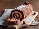 Bûche roulée chocolat et noisette : le secret du biscuit “japonais” ultra-souple