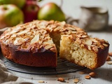 Gâteau moelleux aux pommes et amandes