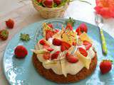 P’tit gâteau rapide aux fraises et piment