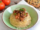 Spaghettis version “bolognaise provençale”