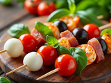 Brochettes apéro à préparer la veille pour gagner du temps