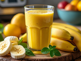 Simple et rapide de smoothie banane maison