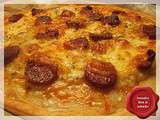 Tarte chorizo/mozzarella/pommes de terre