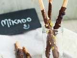 Mikado maison (ou bâtonnets sablés au chocolat)