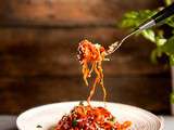 Spaghetti bolognaise vegan aux légumes