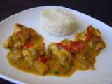 Poulet curry banane