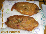 Chiles rellenos (piments farcis)