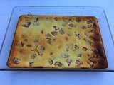 Clafoutis pêches abricots coco